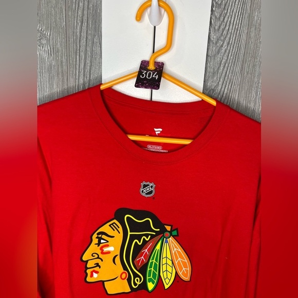 304. NWT Chicago Blackhawks Red NHL Long Sleeve Patrick Kane “88” Shirt 3XL - Picture 6 of 9